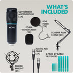 Movo 2Pack Podcasting Bundle with Arms