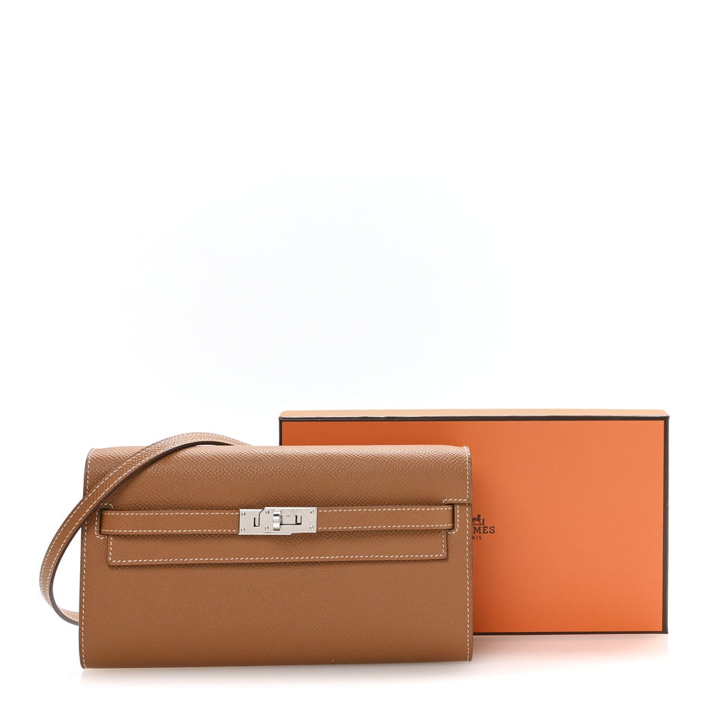 Epsom Kelly Wallet To Go Gold