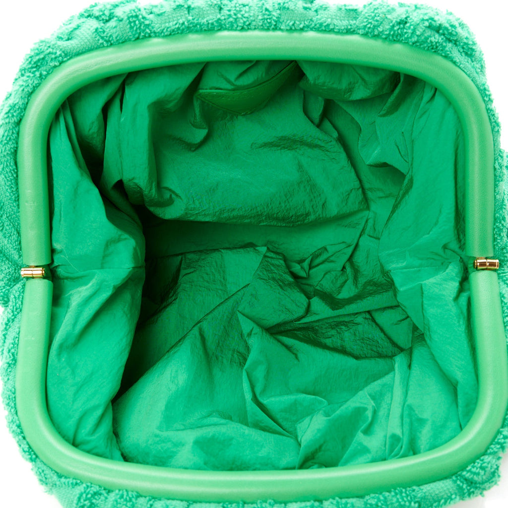 Sponge Fabric The Pouch Clutch Grass