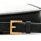 Smooth Calfskin Small Solferino Satchel Black
