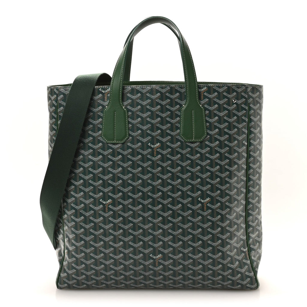Goyardine Voltaire III Tote Green