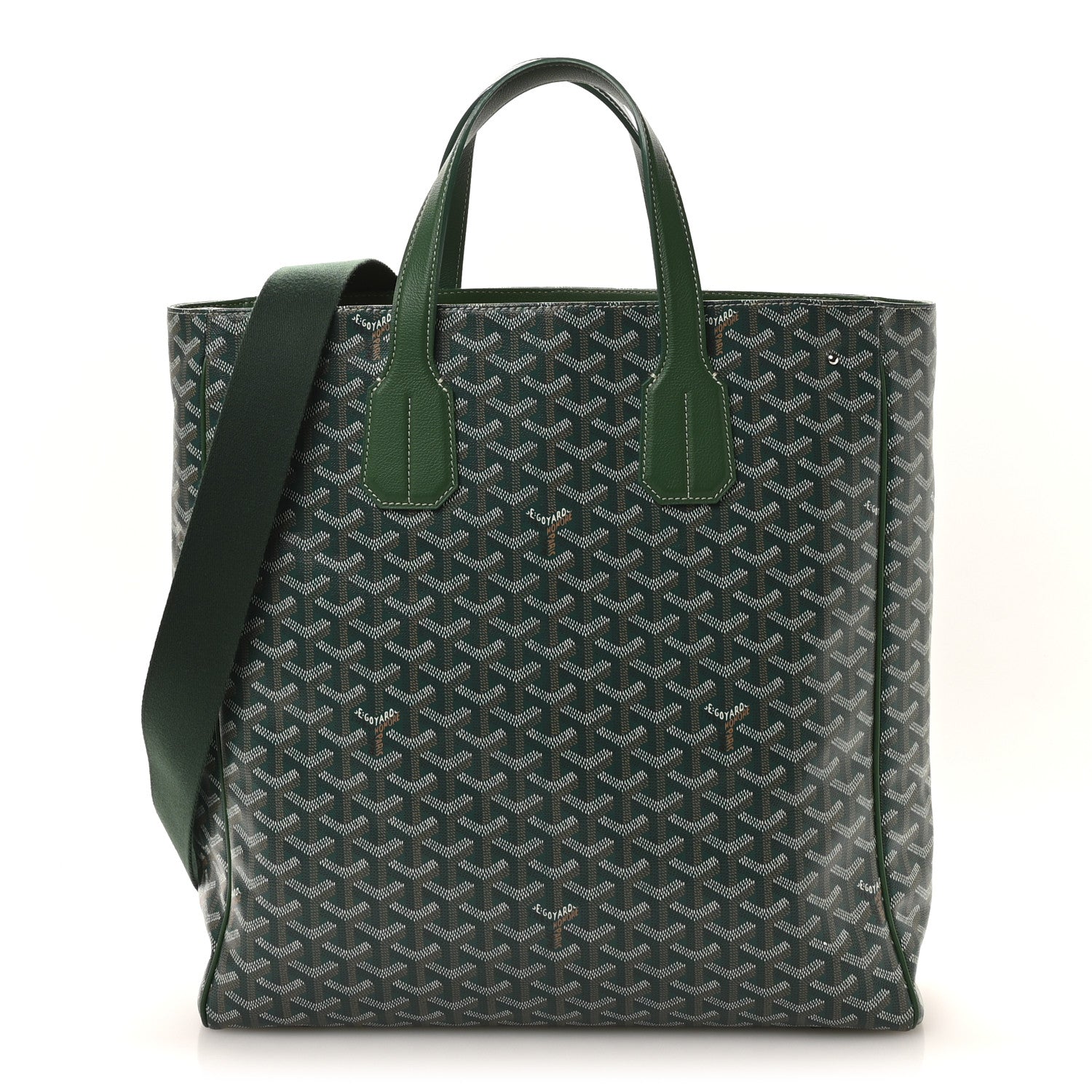 Goyardine Voltaire III Tote Green