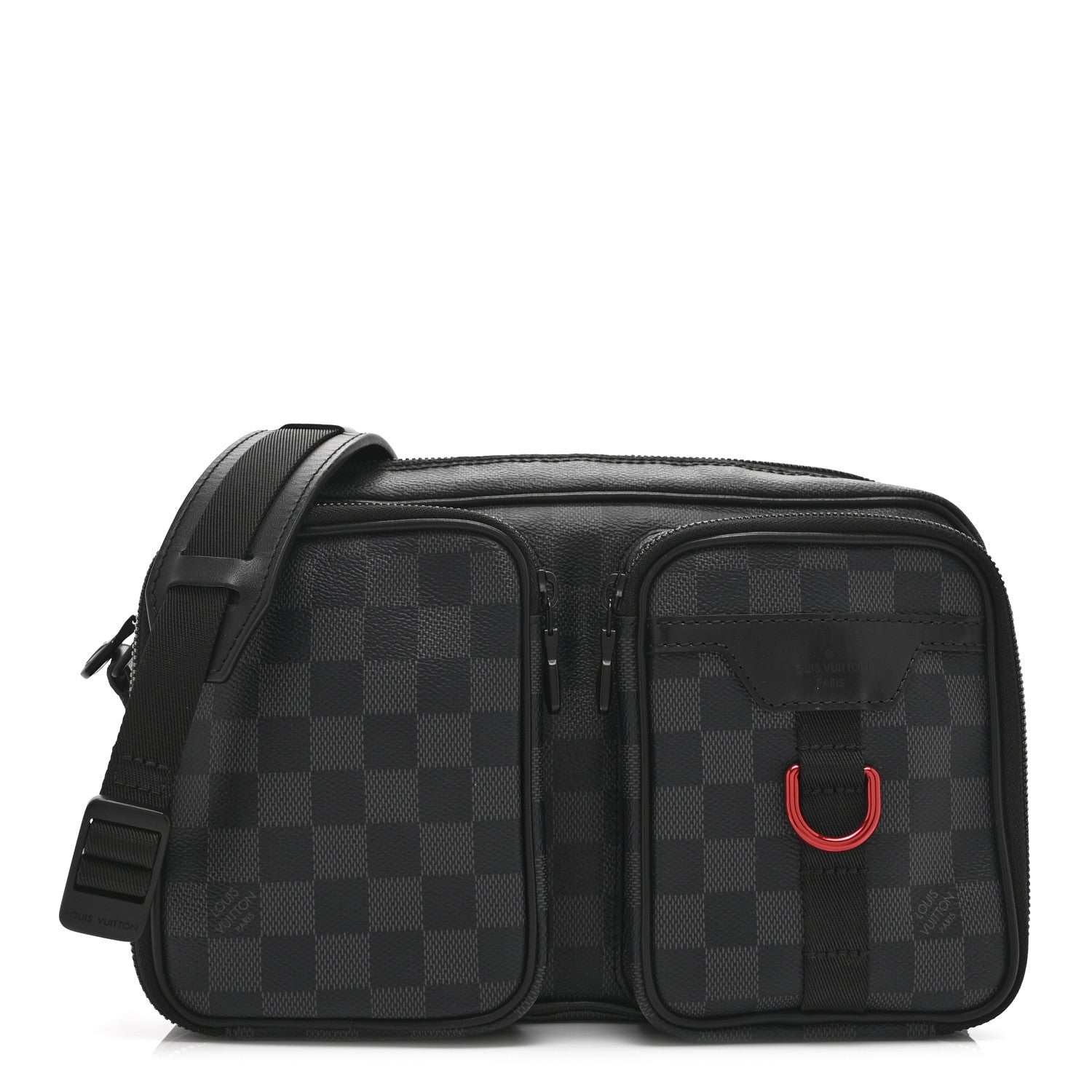 Damier Graphite Utility Messenger