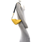 Softy Calfskin Triangle Shoulder Bag Sole
