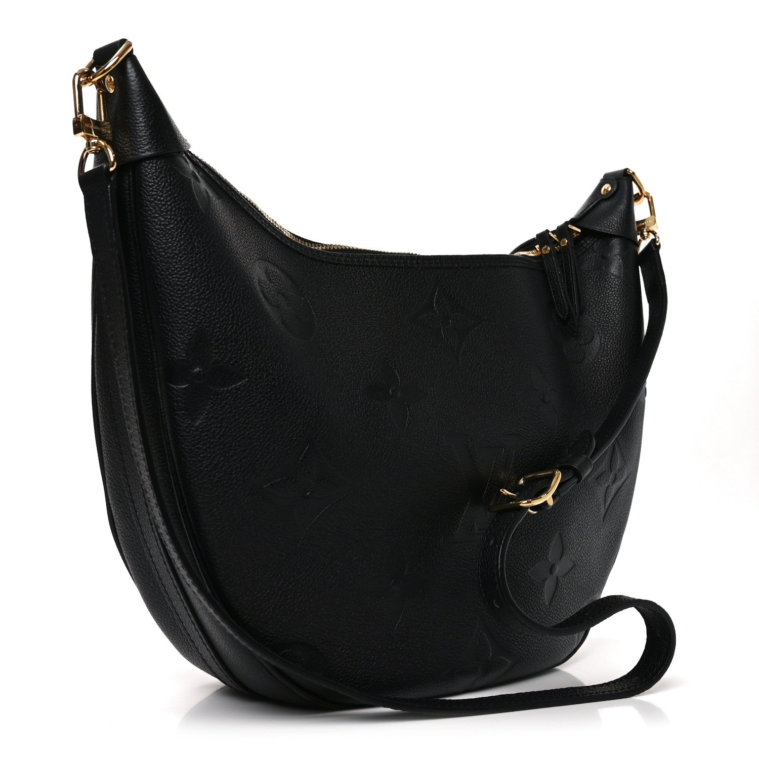 Empreinte Monogram Giant Loop Hobo Black