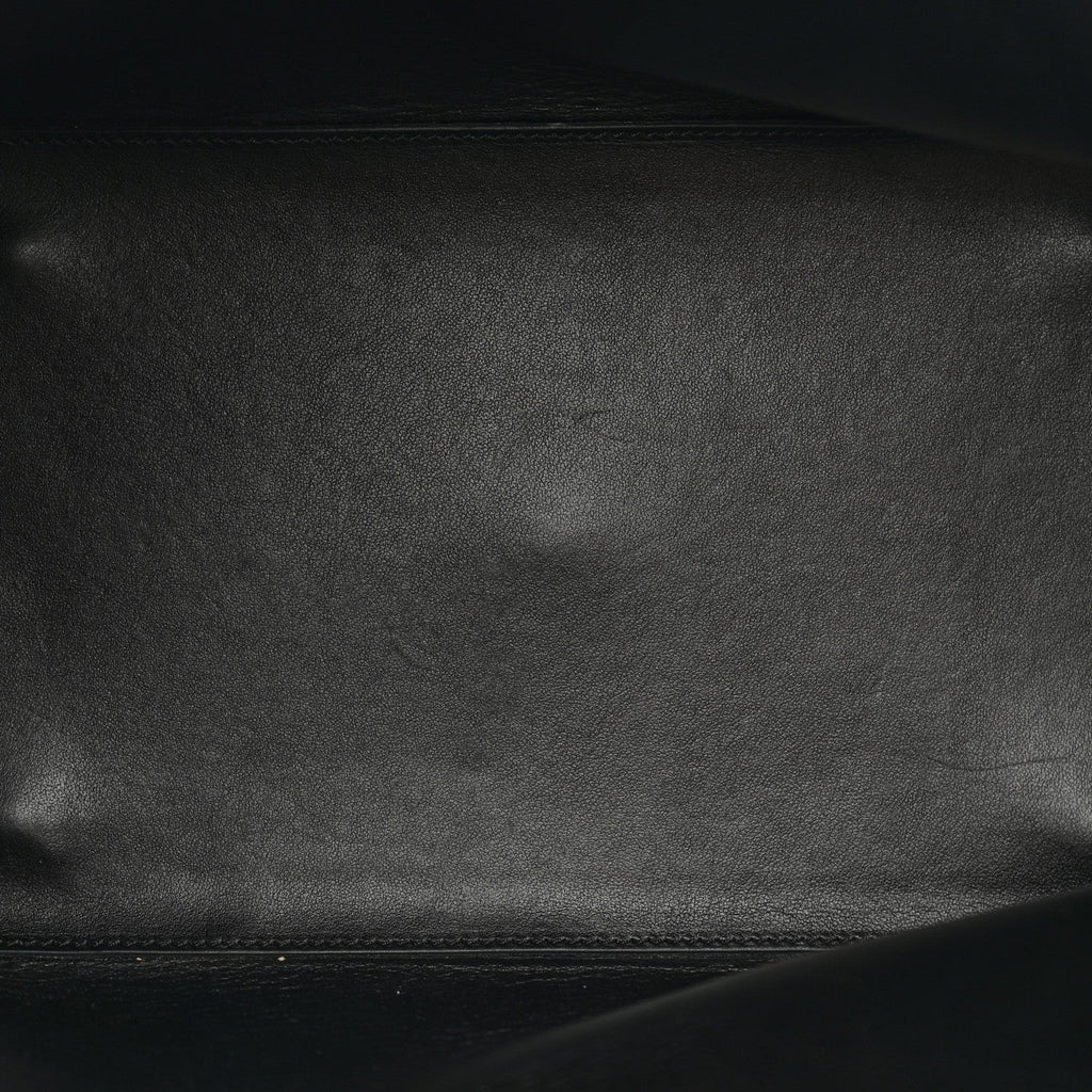Grainy Calfskin VLogo Escape Hobo Bag Black