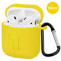 Airpod 2019 Protective Case, Precision Size, 3mm Skin, 360 Protection, Metal Keychain Hook