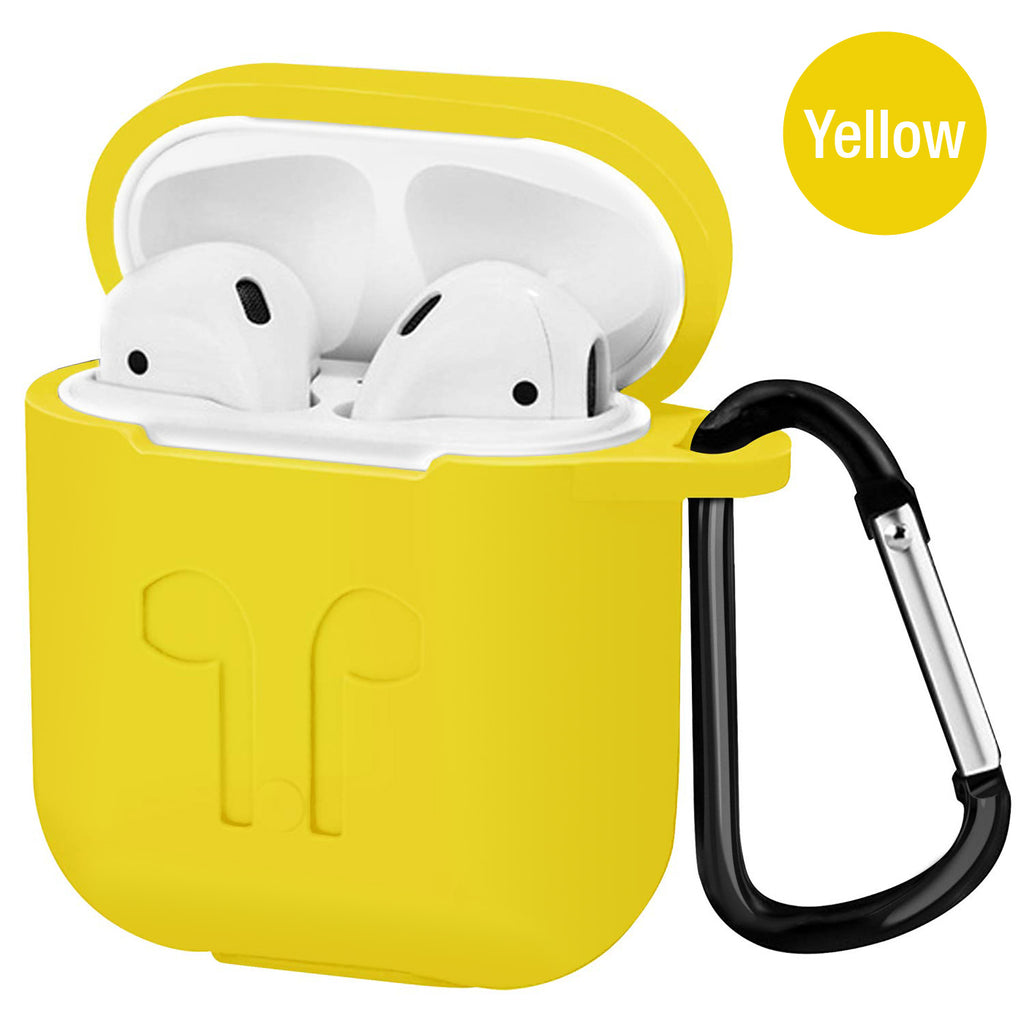 Airpod 2019 Protective Case, Precision Size, 3mm Skin, 360 Protection, Metal Keychain Hook