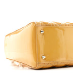 Patent Cannage Medium Lady Dior Dark Beige