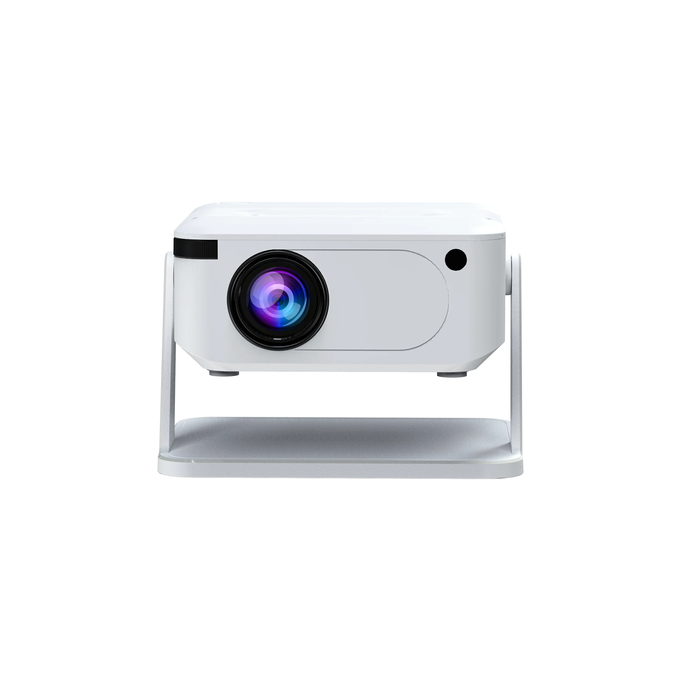 Android HD Digital Projector with Holder - Smart Outdoor Projector with HDMI, USB, and Wireless Connectivity for Home Cinema