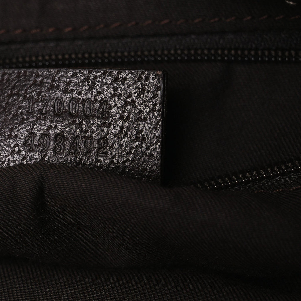 Monogram Medium Abbey Tote  Brown