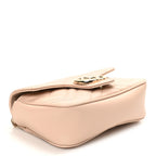 Calfskin Matelasse Super Mini GG Marmont Shoulder Bag Beige