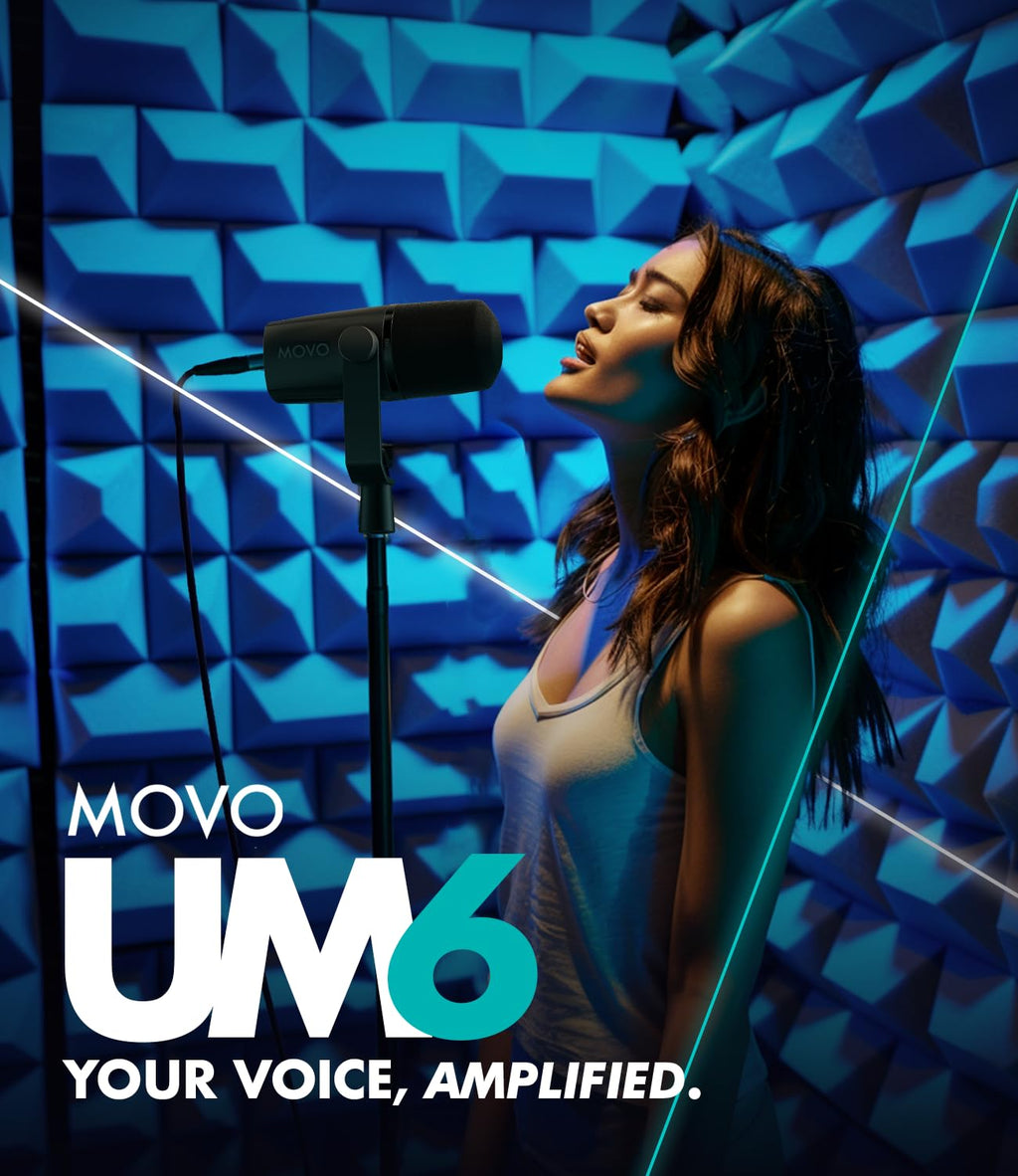 Movo UM6 Dynamic Podcast Microphone
