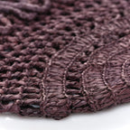 Raffia Small Summer Banana Tote Kohl Brown