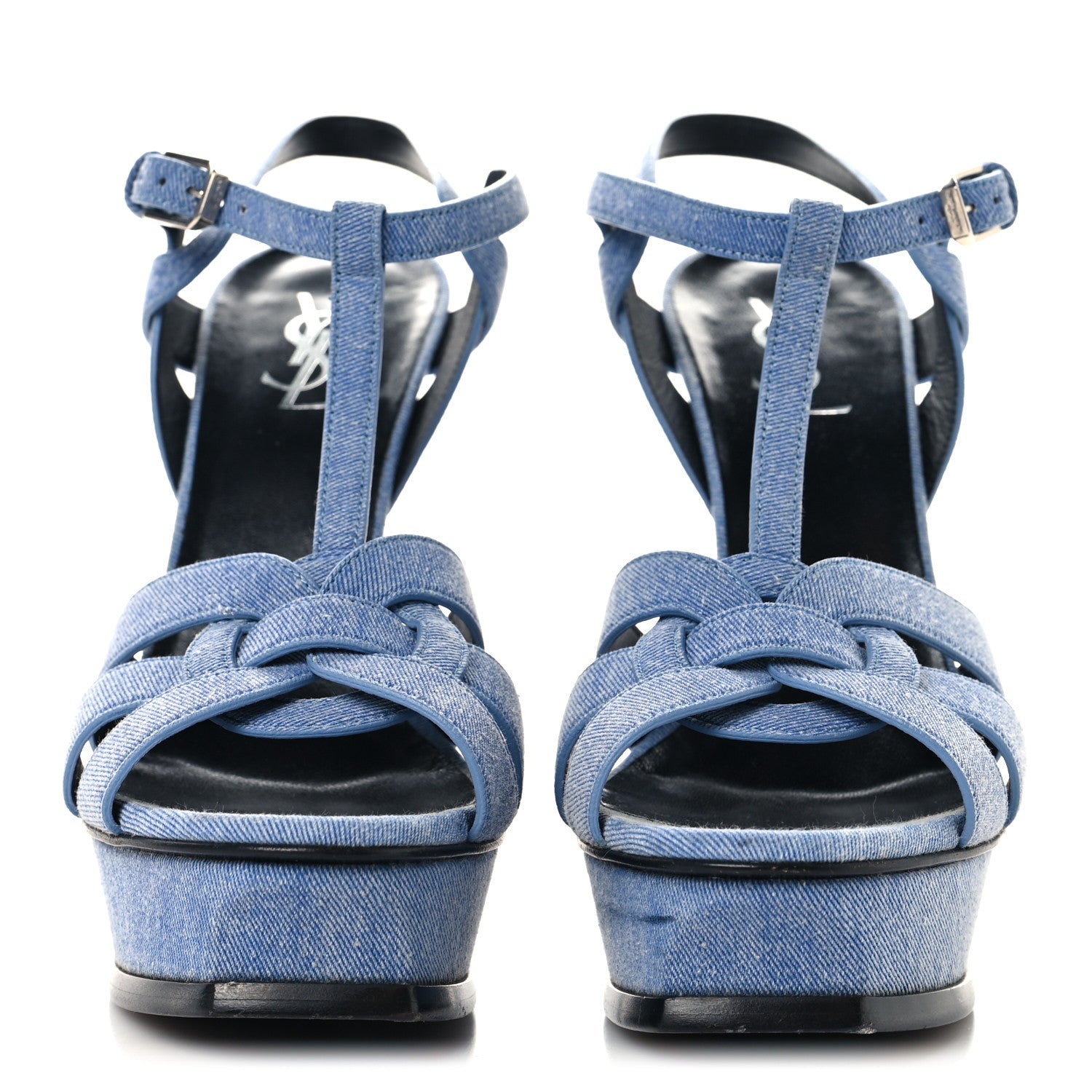 Denim Tribute 105 Platform Sandals 39.5 Blue