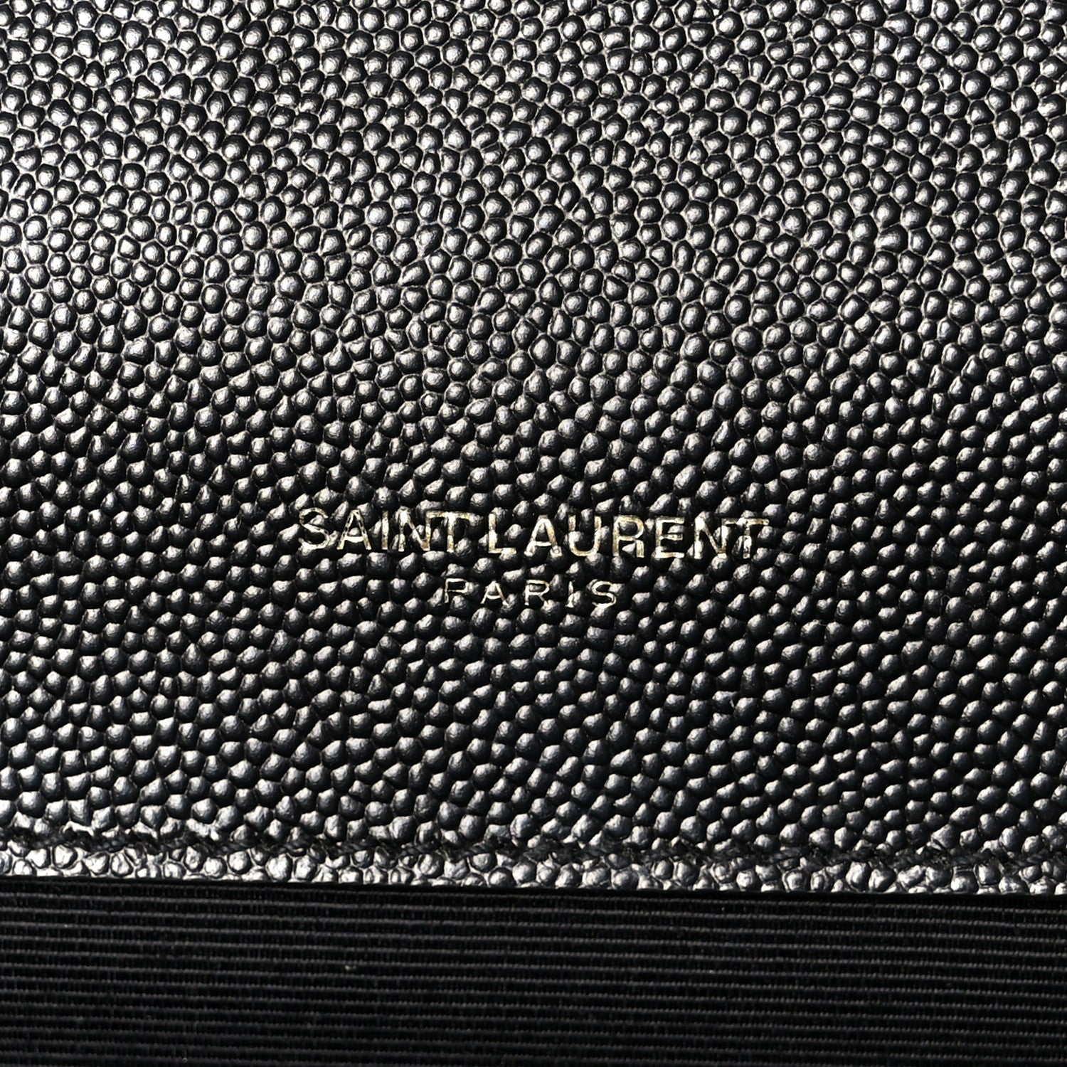 Grain De Poudre Textured Mixed Matelasse Triquilt Medium Monogram Satchel Black