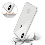 Iphone Xs Max Clear Bumper Case With Air Cushion Protection In Clear