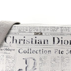 X DANIEL ARSHAM Grained Calfskin Newspaper Messenger White