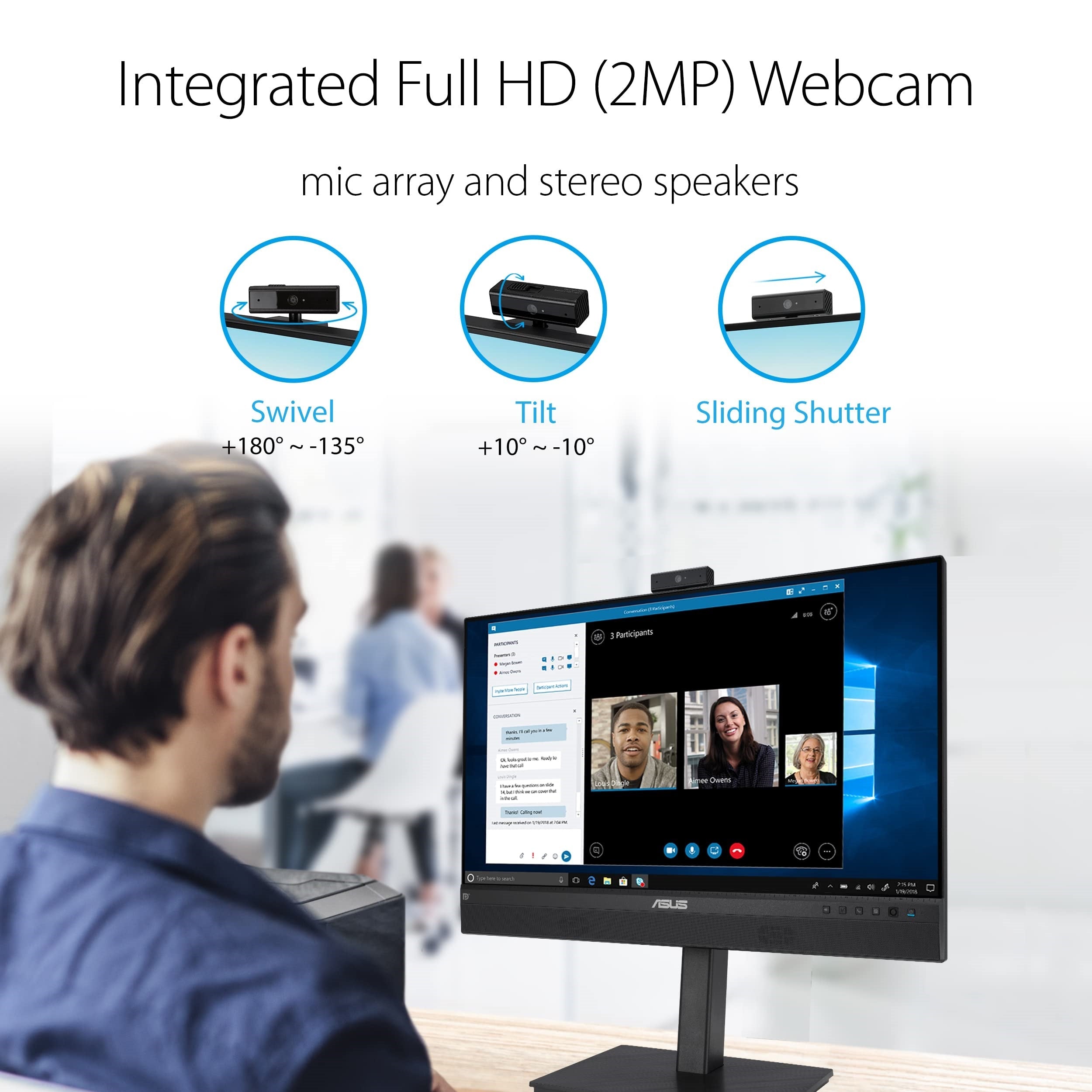 23.8" FHD 1920x1080 60Hz LCD