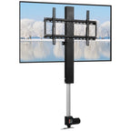 Motorized TV Lift Stroke Length 31 Inches Motorized TV Mount Fit for Max.60 Inch TV Lift with Remote Control Height Adjustable 42-73 Inch,Load Capacity 132 Lbs