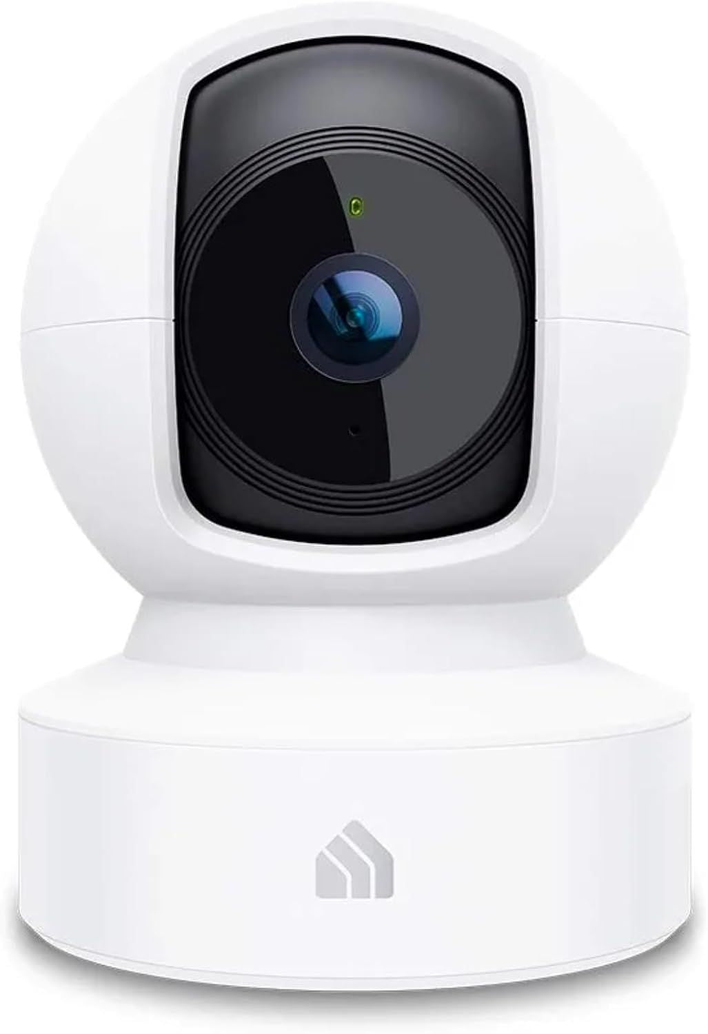 Indoor Pan/Tilt Smart Security Camera, 1080p HD Dog-Camera,2.4GHz with Night Vision,Motion Detection for Baby and Pet Monitor, Cloud & SD Card Storage, Works with Alexa& Google Home (EC70), White