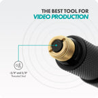 Movo CMP-17C Boom Pole for XLR Shotgun Mics
