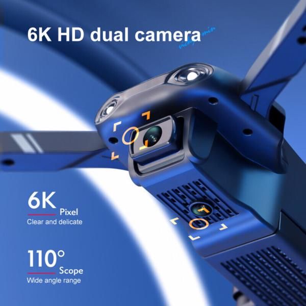 3 Battery V13 RC Drone 6K HD Dual Camera WiFi FPV Foldable Quadcopter Camera Drone ,Logistic is randomly sent by UPS/USPS/GOFO/UNI/FEDEX