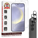 Entronix Clear Screen Protector & Camera Lens Protector Compatible with Galaxy S22 Plus - 4-Piece Combo
