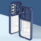Full Protection With Mobile Phone Protective Film Slide Camera Lens Phone Case For Samsung Galaxy S 22 In Navy