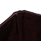 Patent Quilted Secret Label Medium Flap Black