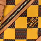 Damier Pop Chess Messenger Jaune Mat