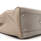 Vitello Morgan Shiny Nappa Medium Peekaboo Iconic Satchel Tortora