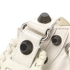Agneau Arena Neo Cagole City Handbag Optic White
