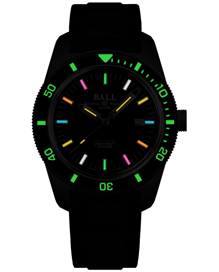 Ball Men's Watch Engineer II M Skindiver Heritage Black