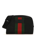 Canvas Web Slim Belt Bag Black