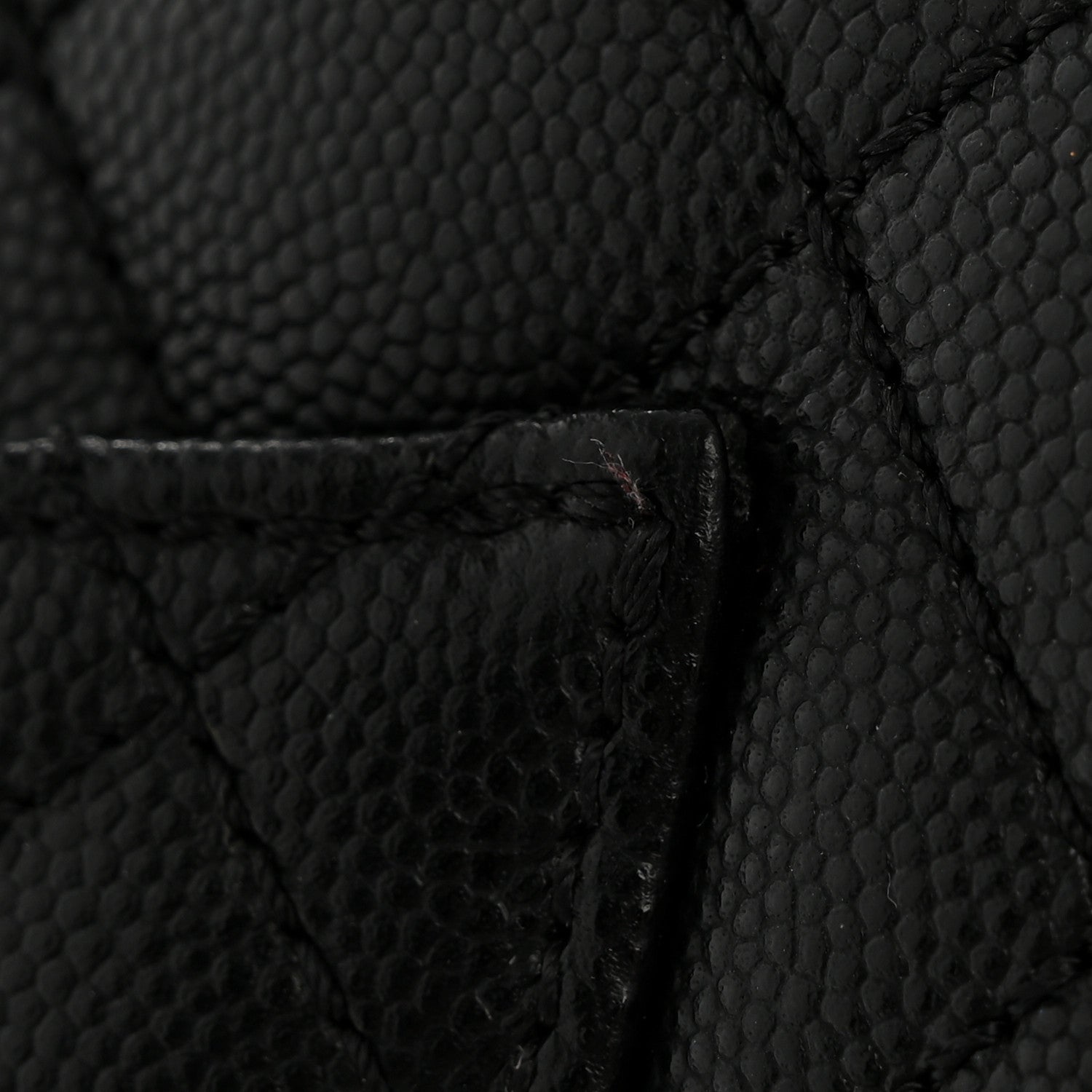 Caviar Quilted Small Coco Handle Flap Black