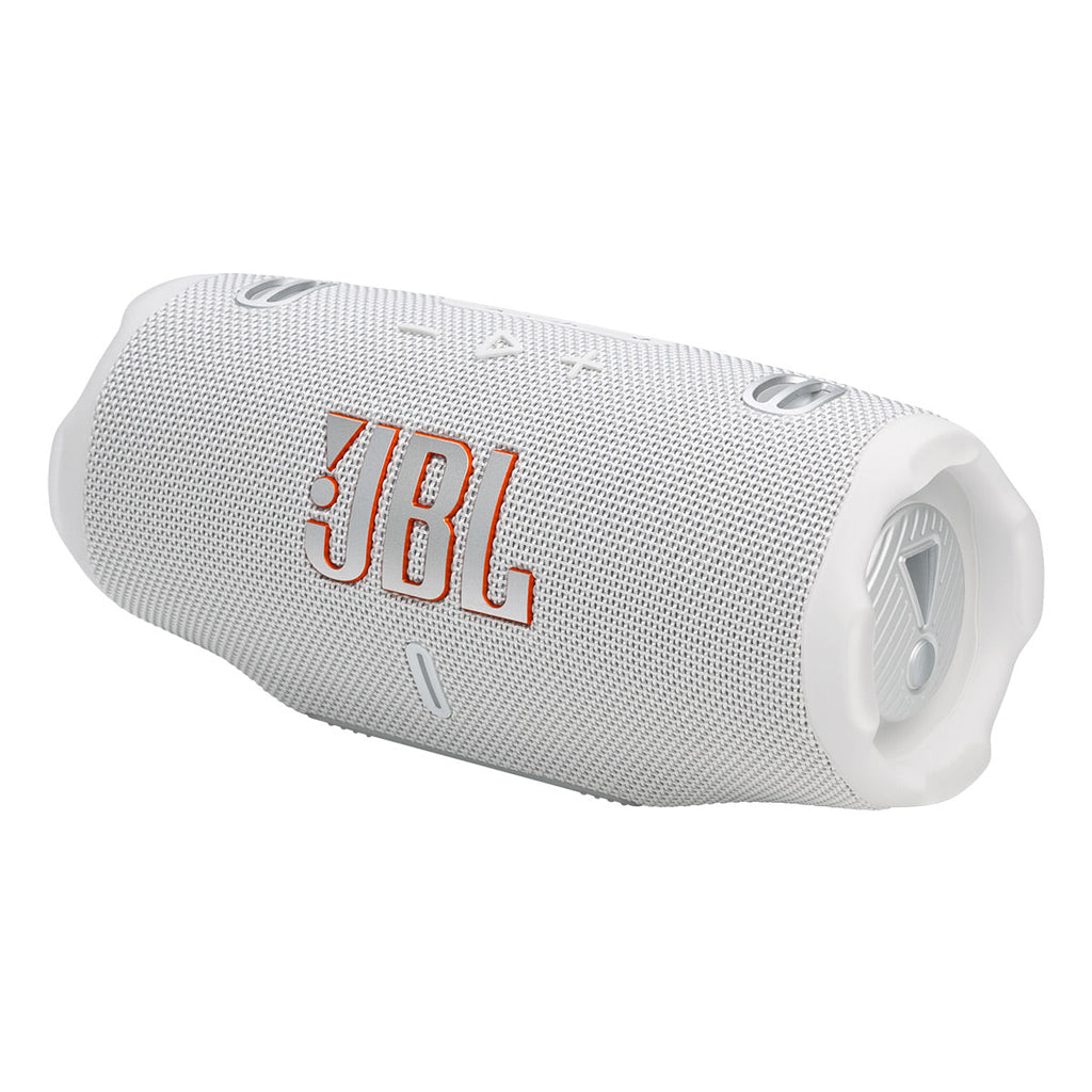 JBL Charge 6 Portable Bluetooth Speaker (White)
