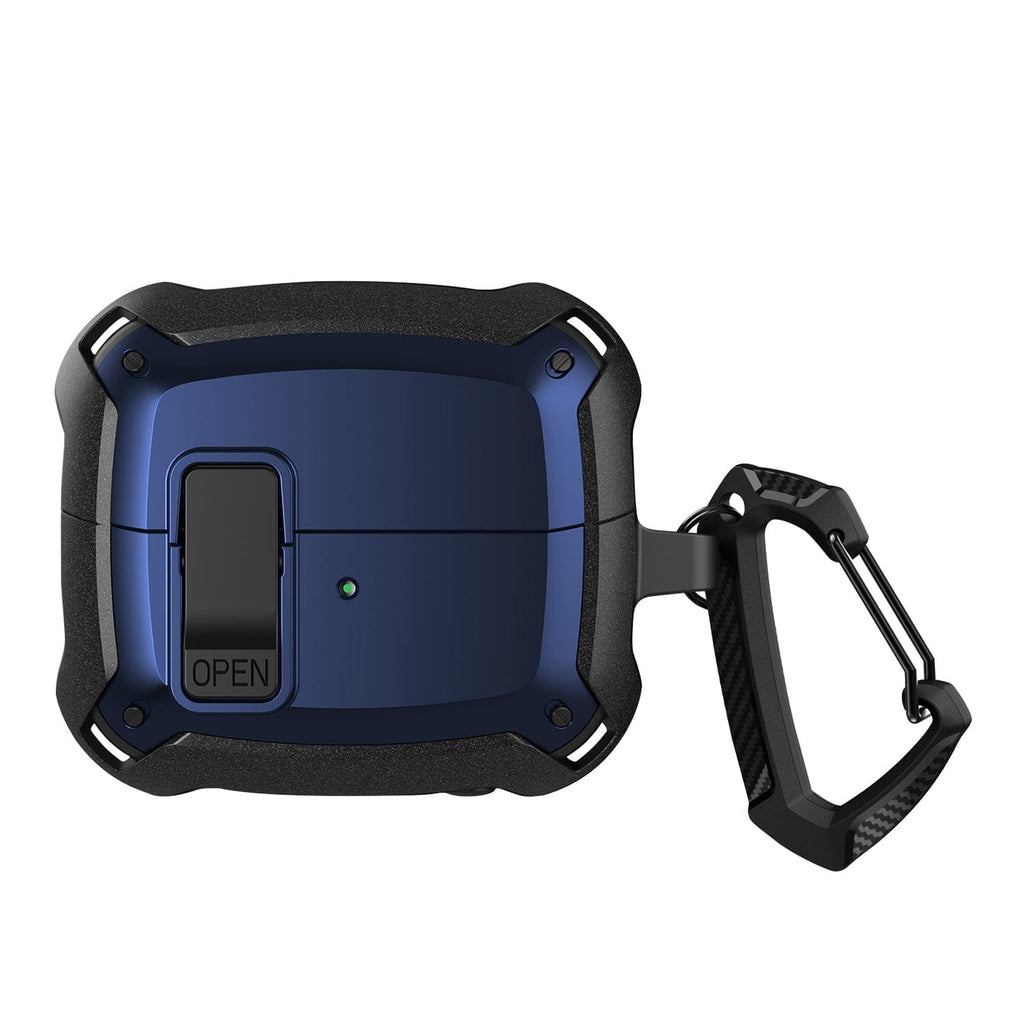 SAHARA - Raider Series Heavy Duty-Case for Samsung Galaxy Buds3 and Buds3 Pro Headphones - Midnight Blue