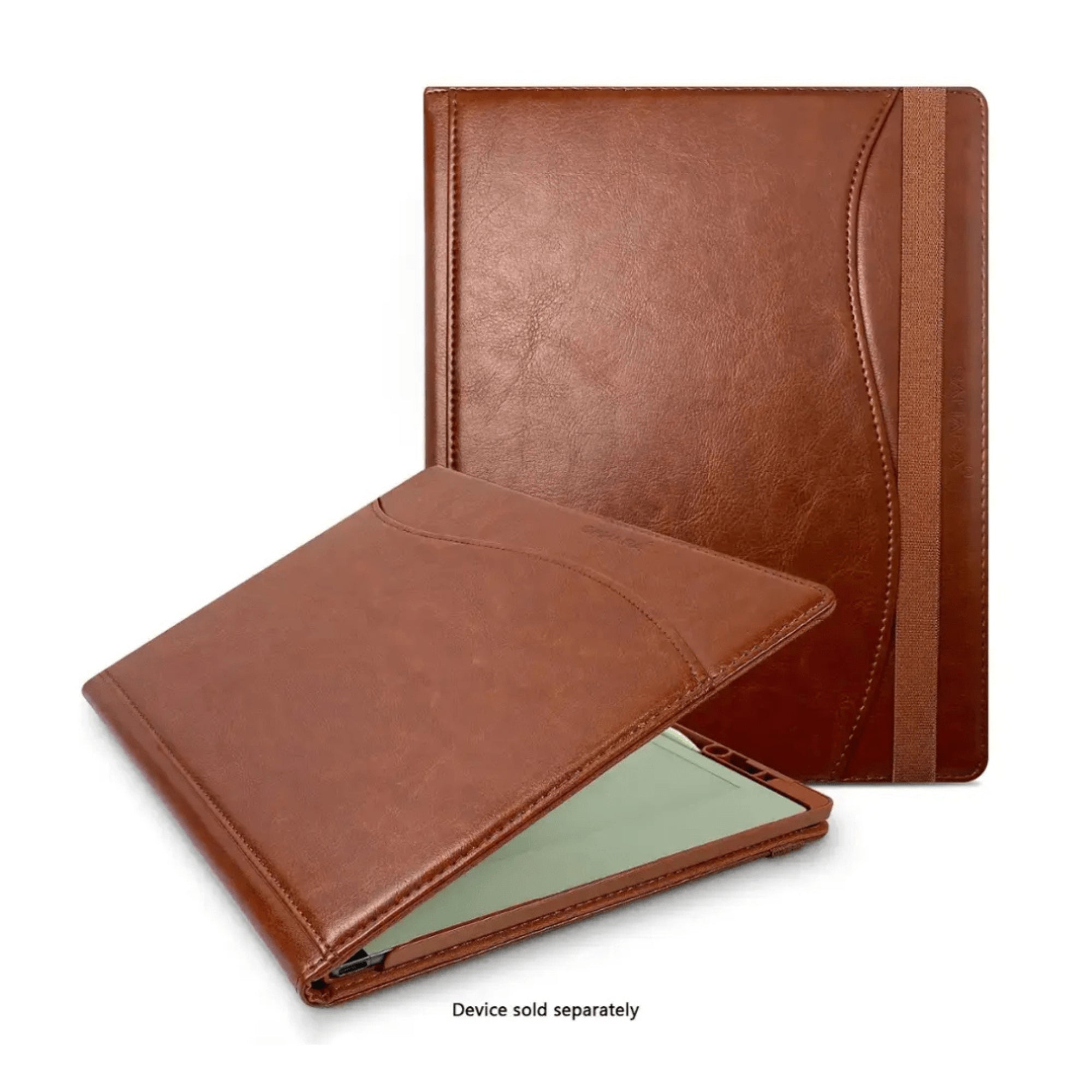 SAHARA - Indy Series Bi-Fold Folio Case for reMarkable Paper Pro - Brown