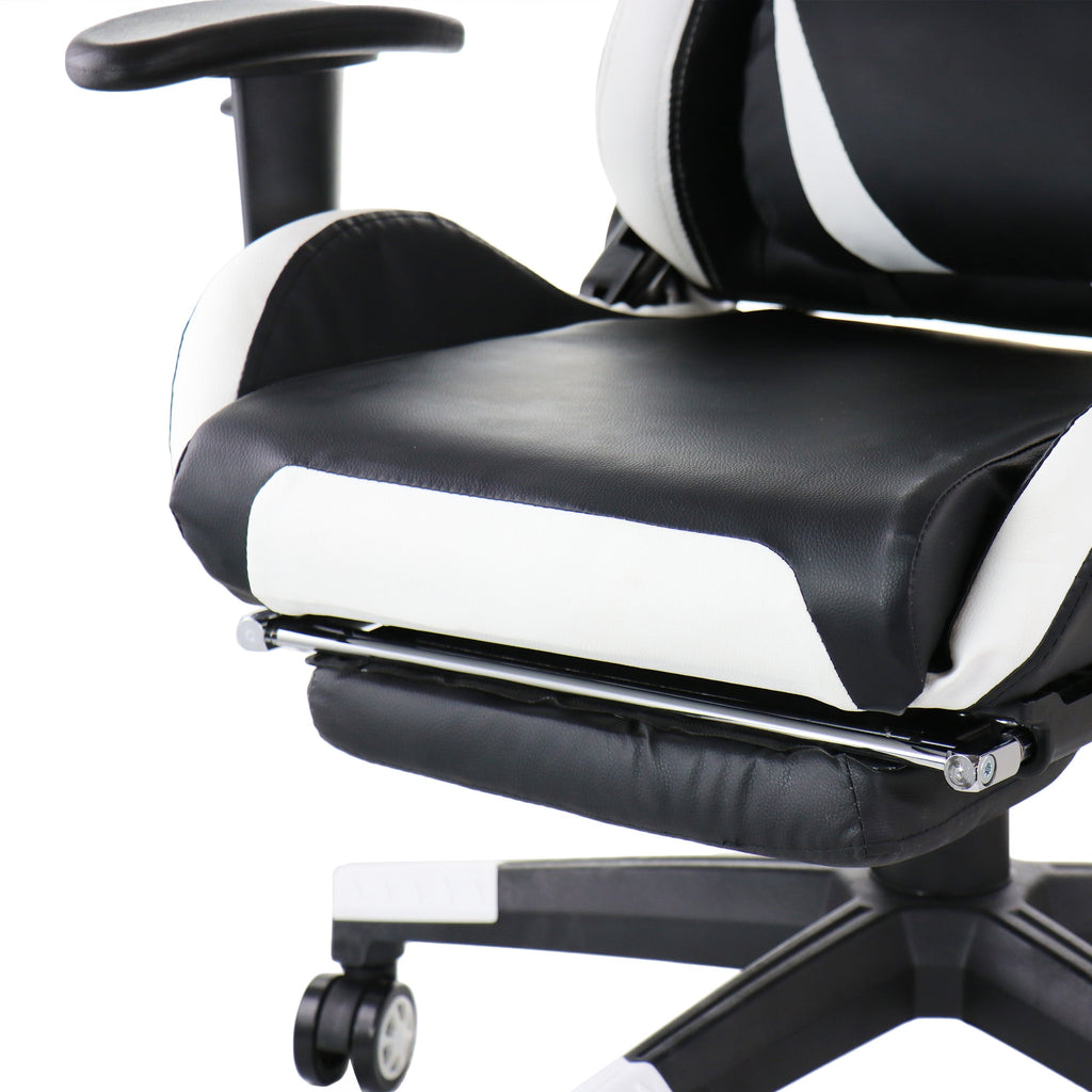 Gaming Chair in Black and White