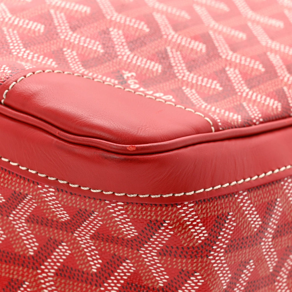 Goyardine Ambassade MM Briefcase Red