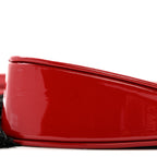 Patent Heart Monogram Crossbody Red
