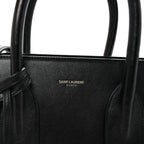 Calfskin Small Sac De Jour Black