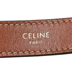 Triomphe Canvas Calfskin Ava Shoulder Bag Tan