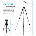 Movo iVlog1-IP Kit for iPhone15 w/ Fullsize Tripod