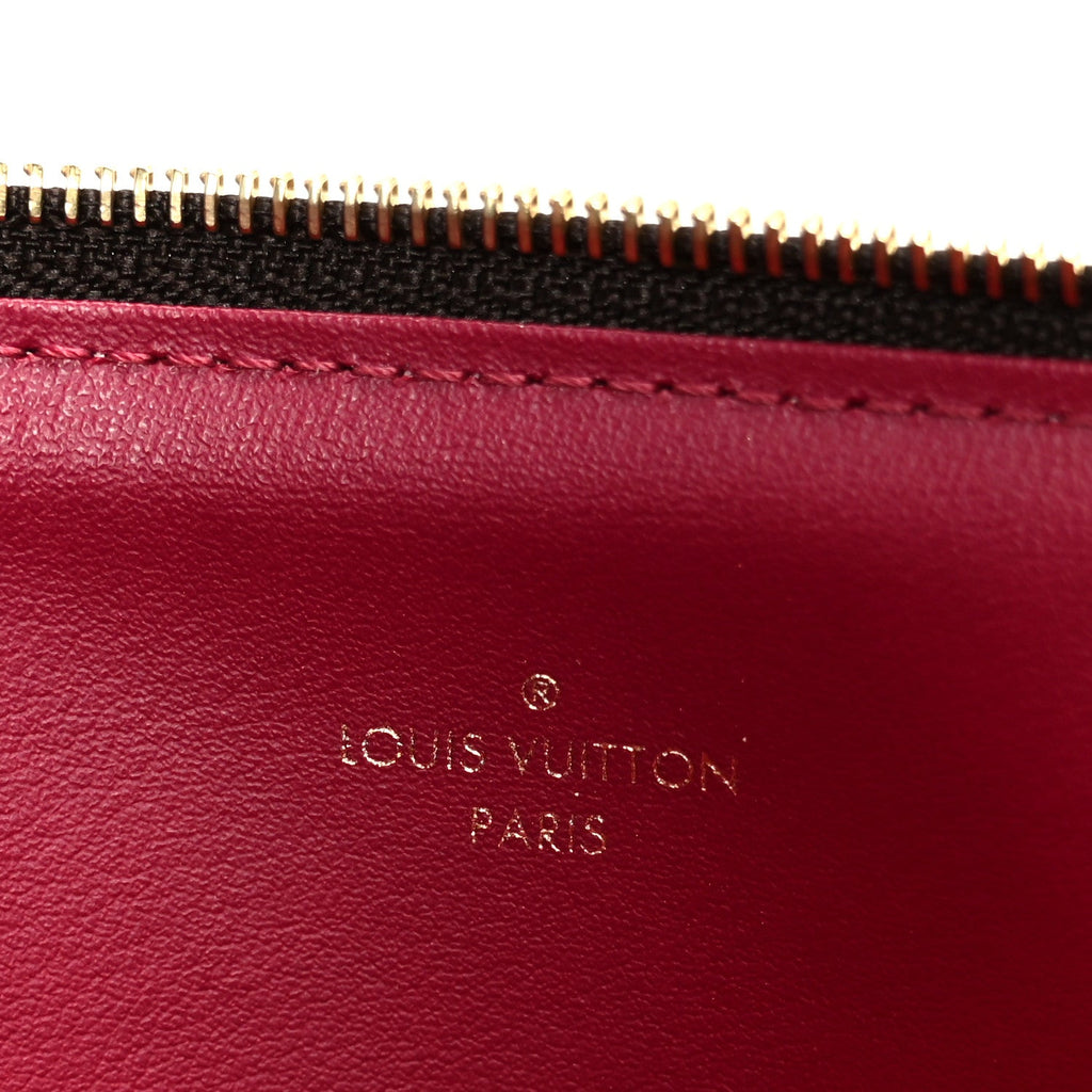 Monogram Pochette Felicie Chain Wallet Fuchsia