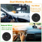 24V 150W Portable Car Heater 2 In 1 Heating Cooling Fan Rotatable Demister Defroster with 4.92ft Cord