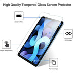 Entronix Clear Clear Screen Protector Compatible with iPad Air 9.7" (2/1st Gen) - 2-Piece Combo