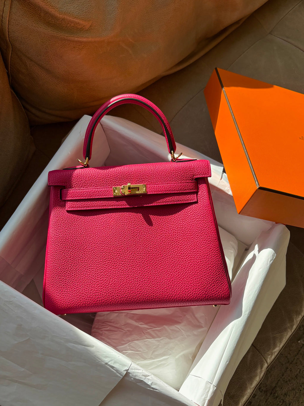 Hermes 'Kelly II Retourne 25' Handbag