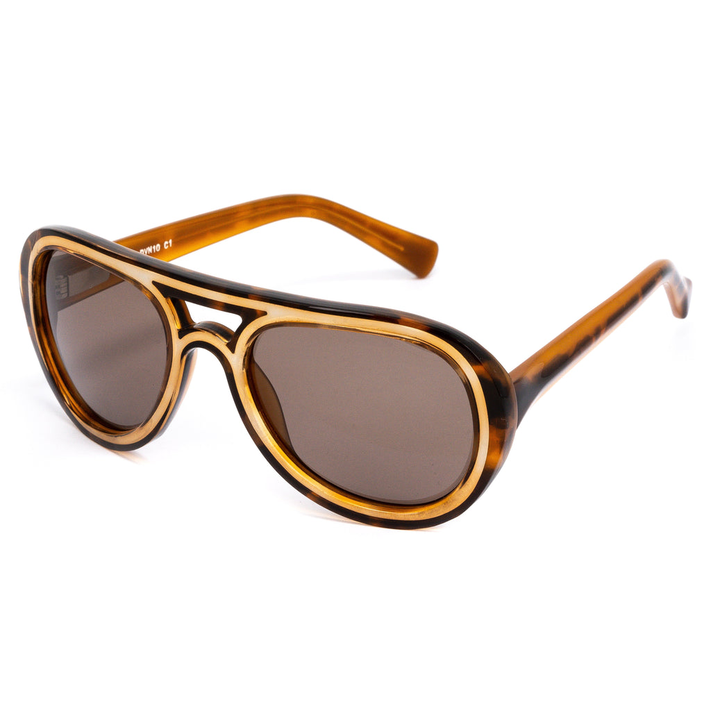 Dries Van Noten Unisex Aviator Grey Sunglasses